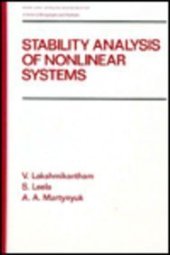 book Stability Analysis of Nonlinear Systems