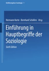 book Einführung in Hauptbegriffe der Soziologie