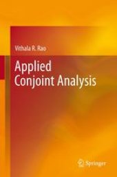 book Applied Conjoint Analysis