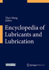 book Encyclopedia of Lubricants and Lubrication