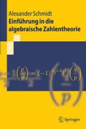 book Einführung in die algebraische Zahlentheorie