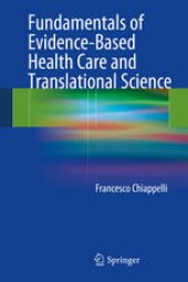 book Fundamentals of Evidence-Based Health Care and Translational Science