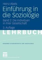 book Einführung in die Soziologie: Band 2: Die Individuen in ihrer Gesellschaft