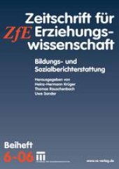 book Bildungs- und Sozialberichterstattung