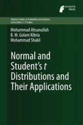 book Normal and Student´s t Distributions and Their Applications