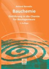 book Bauchemie: Einführung in die Chemie für Bauingenieure