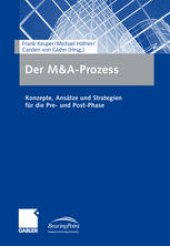 book Der M&A-Prozess: Konzepte, Ansätze und Strategien für die Pre- und Post-Phase