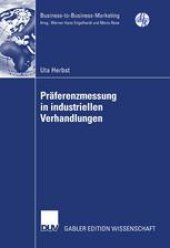 book Präferenzmessung in industriellen Verhandlungen