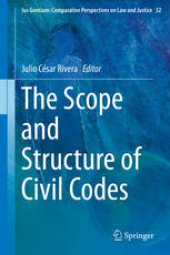 book The Scope and Structure of Civil Codes