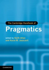 book The Cambridge Handbook of Pragmatics