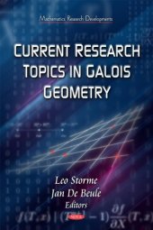 book Current Research Topics on Galois Geometrics