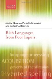 book Rich Languages From Poor Inputs