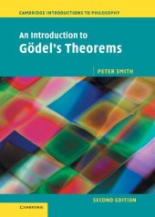 book An Introduction to Gödel's Theorems