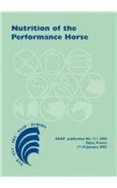 book Nutrition Of The Performance Horse: Which System in Europe for Evaluating the Nutritional Requirements?