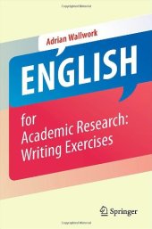 book English for Academic Research: Writing Exercises