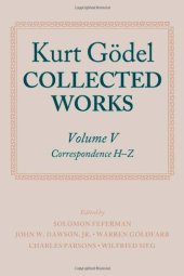 book Kurt Godel: Collected Works: Volume V