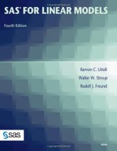 book SAS for Linear Models, Fourth Edition