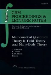 book Mathematical Quantum Theory I: Field Theory and Many-Body Theory