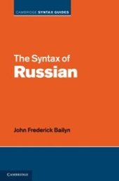 book The Syntax of Russian