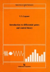 book Introduction to Differential Games and Control Theory