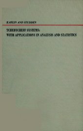 book Tchebycheff Systems: With Applications in Analysis and Statistics