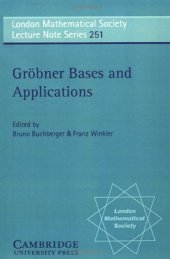 book Gröbner Bases and Applications