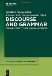 book Discourse and Grammar