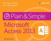 book Microsoft Access 2013 Plain & Simple