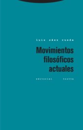 book Movimientos Filosóficos Actuales