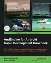 book AndEngine for Android Game Development Cookbook