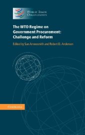 book The WTO Regime on Government Procurement: Challenge and Reform