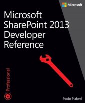 book Microsoft SharePoint 2013 Developer Reference