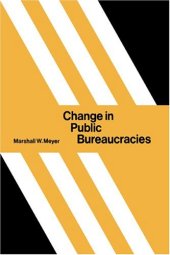 book Change in Public Bureaucracies