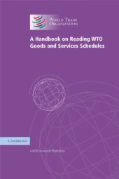 book A Handbook on Reading WTO Goods and Services Schedules