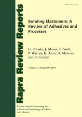 book Bonding Elastomers : A Review of Adhesives and Processes