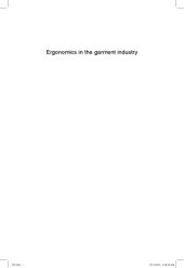 book Ergonomics in the garment industry