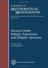 book Second Order Elliptic Equations and Elliptic Systems