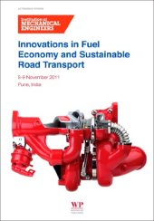 book Innovations in Fuel Economy and Sustainable Road Transport