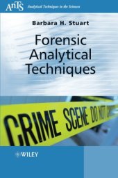 book Forensic Analytical Techniques