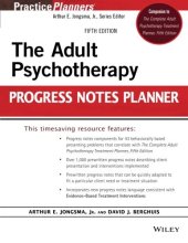 book The Adult Psychotherapy Progress Notes Planner