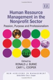 book Human Resource Management in the Nonprofit Sector: Passion, Purpose and Professionalism