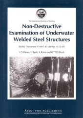 book Non-Destructive Examination of Underwater Welded Structures