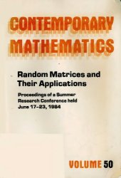 book Random matrices and their applications: Proceedings 1984