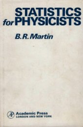 book Statistics for physicists