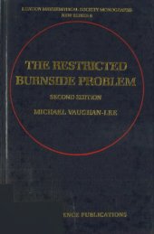 book The restricted Burnside problem