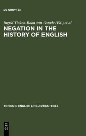 book Negation in the History of English