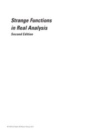 book Strange Functions in Real Analysis