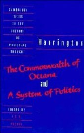 book Harrington: 'The Commonwealth of Oceana' and 'A System of Politics'