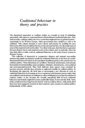 book Coalitional Behaviour in Theory and Practice: An Inductive Model for Western Europe