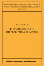 book Einführung in die Differentialgeometrie